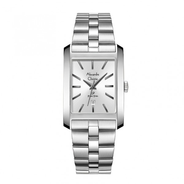 Alexandre Christie AC 1037 Silver White Lady Steel LDBSSSL